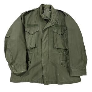 Vintage 1950s US Army M-51 Field Jacket Medium Long OG107 Serval Zip